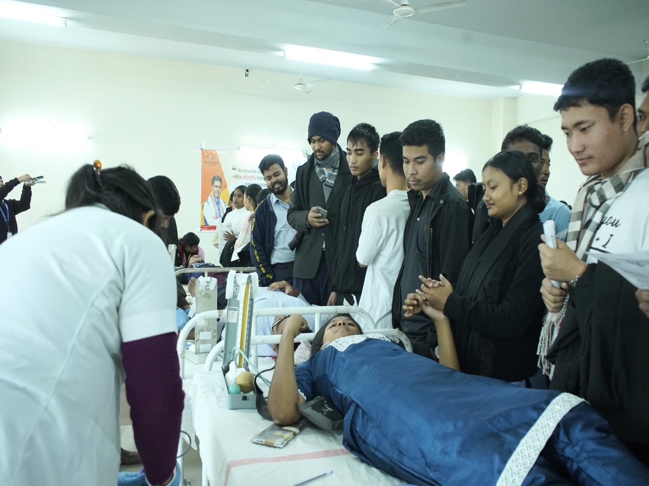 Participated in a Mega Blood Donation Camp